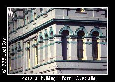 Historic victorian building in central Perth, Western Australia.